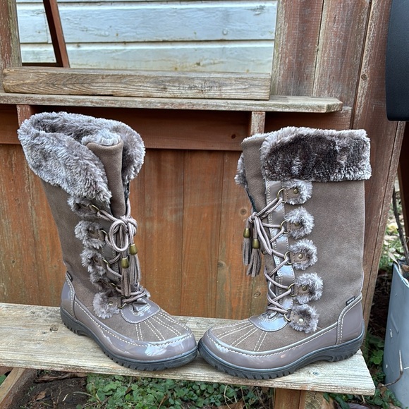 Sporto Shoes - Sporto Brown Fur-Trim Winter Boots